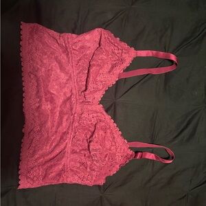 Torrid Burgundy Lace Bandeau
